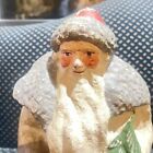 Rare Antique Large German Santa Belsnickel  paper Mache 17   
