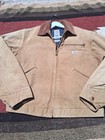 Vintage Carhartt Detroit Work Jacket 2000s Made In Usa Size 38 Medium Lined 