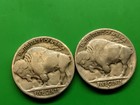 1930 Ps Buffalo Nickel Set  2 Full Date Coins  22m 5m Minted  