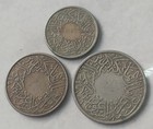 Saudi Arabia Set Of 3 Coins 1 4 1 2   1 Ghirsh 1356 Reeded Edge Lot 2