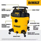 Dewalt Dxv12p 12-gallon  5 5 Peak Hp Wet dry Shop Vacuum   Accessories