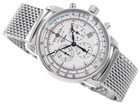 Zeppelin Silver Dial Men s Watch Alarm 100 Years Chronograph Date 8680m-3