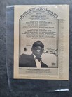 Ray Charles Ann Arbor Blues   Jazz Festival Promo Print Advertisement 1973