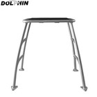 Dolphin Pro 31 5  Width X 18 5  Depth X 42  Height Boat Poling Platform Anodized