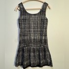 Vintage Black And White Patterned Dress