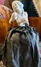 Antique Half Doll On Pin Cushion With Arms Away From Estate  80 Year Collection