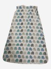 Halo Sleep Sack Blue   Gray Elephant Print Zipper Pajama Size Large 12-18 Months