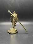 Chinese Bronze Copper Statue Hand Carved Black Myth Wukong Figurine X005