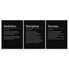 Inspirational Poster Home Wall Decor Motivational Canvas Painting Wall Art Am   