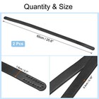 2pcs Pu Leather Bag Handle  25 6  Replacement Shoulder Strap For Diy Bags  Black