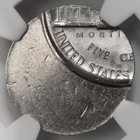 Ngc Ms66 Jefferson Nickel Struck Off Center On A Dime Blank Off Metal Mint Error