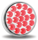  2  19 Led Trux Dual Revolution 4  Round Clear Lens Stop Tail Turn Back-up Kit