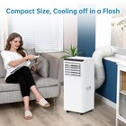 8000 Btu 3-in-1 Portable Ac - Cool Dehumidify Fan Quiet Mode window Kit 350sqft