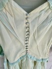Antique Edwardian Celery Green Flowy Dress - Stain So Sacrifice At  45 - Small