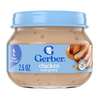  6 Pack  Gerber Stage 2 Baby Food Puree  Chicken And Gravy  Meat Puree  2 5 Oz 