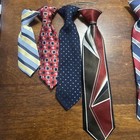 Toddler Little Boys Mixed Brand Little Gentleman Neck  Tie Lot Of 7