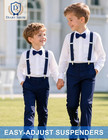 Kids Suspenders And Bow Tie Set