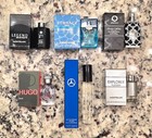 6-piece Mini Fragrance Variety Pack For Men  Versace  Mont Blanc  Hugo   More 