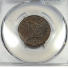 1828 Pcgs Au58 - 13 Stars - Classic Head Half Cent 1 2c Us Coin  50929a