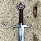 Accolade Sword Of Knights Templar Replica Medieval Crusader Templar Functional