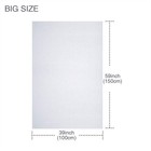 60 By 39-inch 18 Count Classic Reserve Aida Cloth Big Size White Cross Stitch   