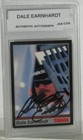 1991 Traks Dale Earnhardt Autographed Card 190 Jsa coa Authentic Auto Awesome