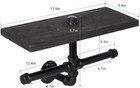 Industrial Dual Toilet Paper Holder Wall Mounted Toilet Tissue Roll Holder