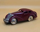 Vintage Schuco 1001 Us Zone Germany Red Racer Car With Key In Working Condition 