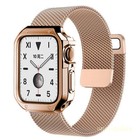 Stainless Steel Band Strap tpu Case For Apple Watch 11 10 9 8 7 6 5 4 Se 3 2 1