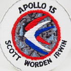 Nasa Apollo 15 Patch Moon Mission Scott Worden Irwin Crew Embroidered Sew On