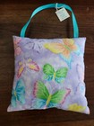 New Handmade Tooth Fairy Pillow - With Pocket - Butterfly Design 6 1 2 Square