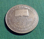 British Columbia Canada The First  2 Multi-value Coin Medal 33mm Silver-tone