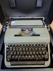 Sm-3 1954 Olympia  Green Typewriter With Case  Serial 444 447 Wilhelmshaven