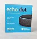 Echo Dot  3rd Gen  - Smart Speaker With Alexa Charcoal Amazon Echo  new Sealed 