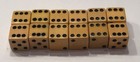 12 Butterscotch Bakelite 5 8    Vintage Dice  tested 