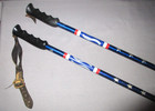Vintage Scott Usa Aluminum Ski Poles Stars Stripes Red White Blue 49 5 