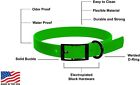 Dogline Biothane Waterproof Dog Collar Strong Coated Nylon Webbing Multi Size