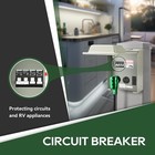 Rv Temporary Power Outlet Panel With Breaker  Etl Listed 20 30 50 Amp Rv Recepta