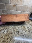 Antique Vtg Table Croquet  Miniature Complete Wooden Box 19th Century