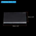 Acrylic Stamp Block  1 Pcs Clear Stamping Block Mounting Blocks Set Rectangle