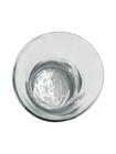 Clear Glass Vase With Flared Design