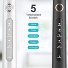 2 Pack Fairywill Sonic Electric Toothbrush Usb W  8 Brush Head Travel Case Timer