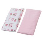 2-pack Fitted Crib Sheet Set 100  Cotton Jersey Knit Soft Baby Pack N Play Pink