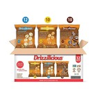     drizzilicious Mini Rice Cakes Variety Pack diverse Flavors 0 74 Oz   32 Pack 