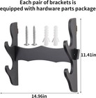 Katana Wall Holder-katana Sword Mount Display-wood 2 Set -sword Wood 