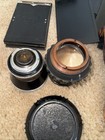 Lens Zeiss 85mm Pro-tessar Antique German 1 4 And Other Camera Parts