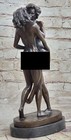 Signed Collector Edition Two Woman Lover Solid Bronze Sculpture Statue Decor