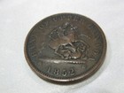 1852 Bank Of Upper Canada One Penny Bank Token  ungraded  Ships Free 2 Us 