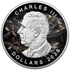 2026 Canada 1 Oz Silver Maple Moose Edition Colored Last In Series Of 4