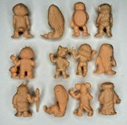 Vintage 12 Weird Monster Disfigured Lucky Yuckies Set Vending Toy Prizes Nos 45